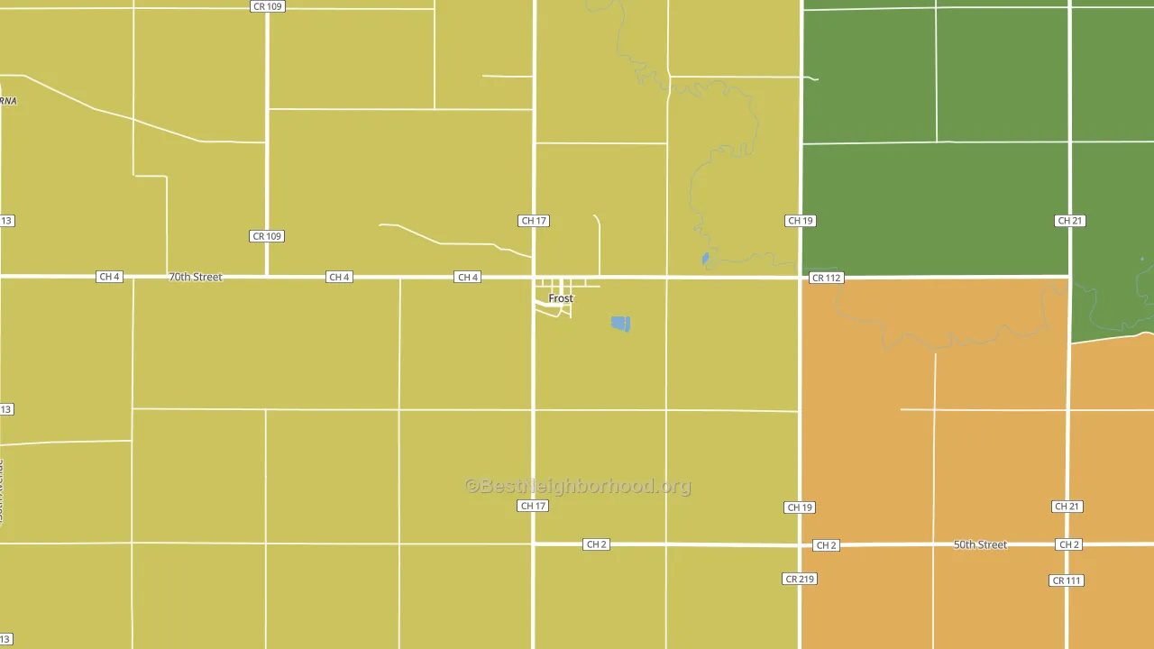56033, MN block-group voter-turnout map
