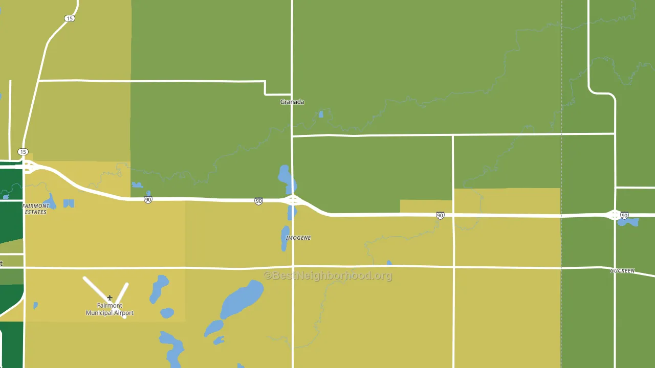 56039, MN block-group voter-turnout map