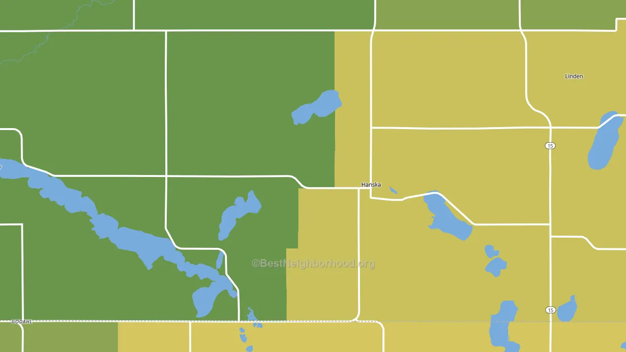 56041, MN block-group voter-turnout map