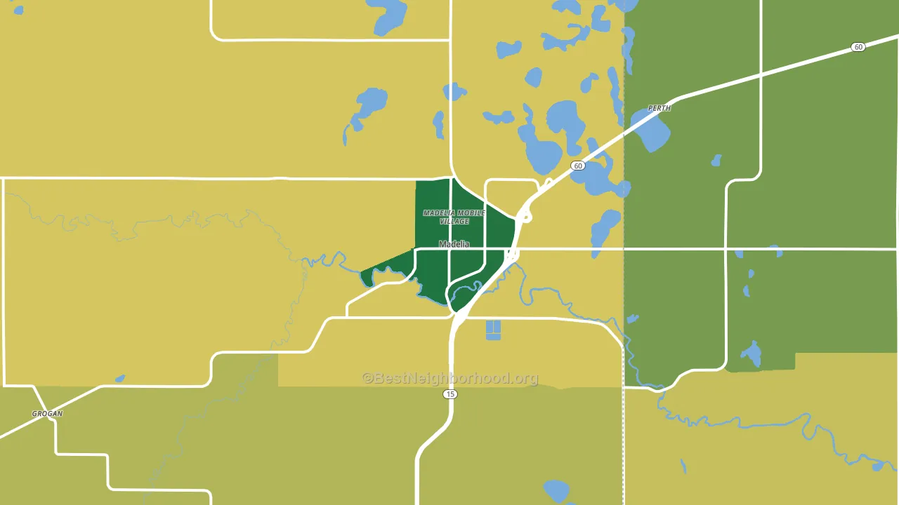 56062, MN block-group voter-turnout map