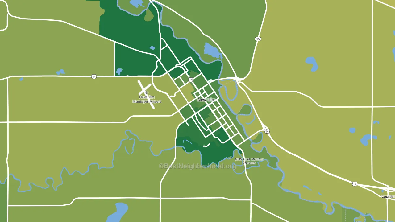56073, MN block-group voter-turnout map