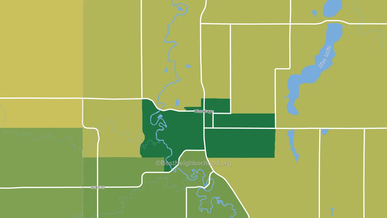 56098, MN block-group voter-turnout map