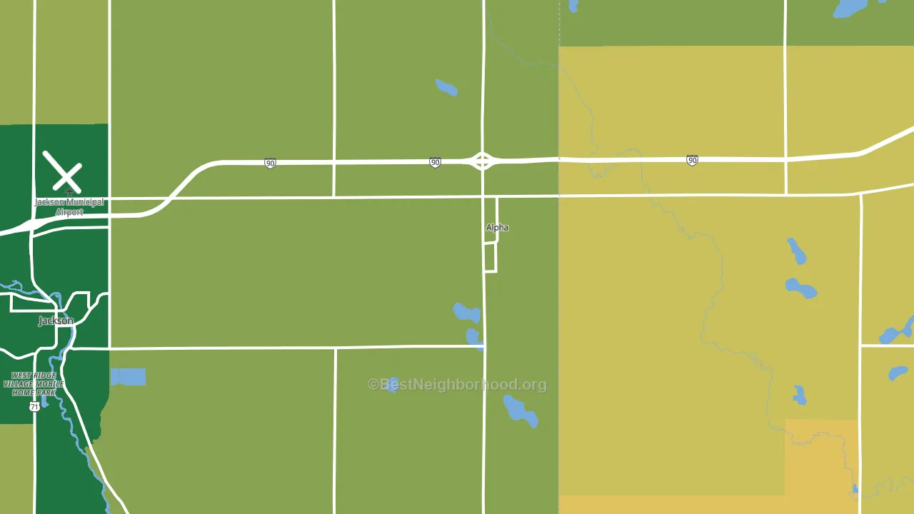 56111, MN block-group voter-turnout map