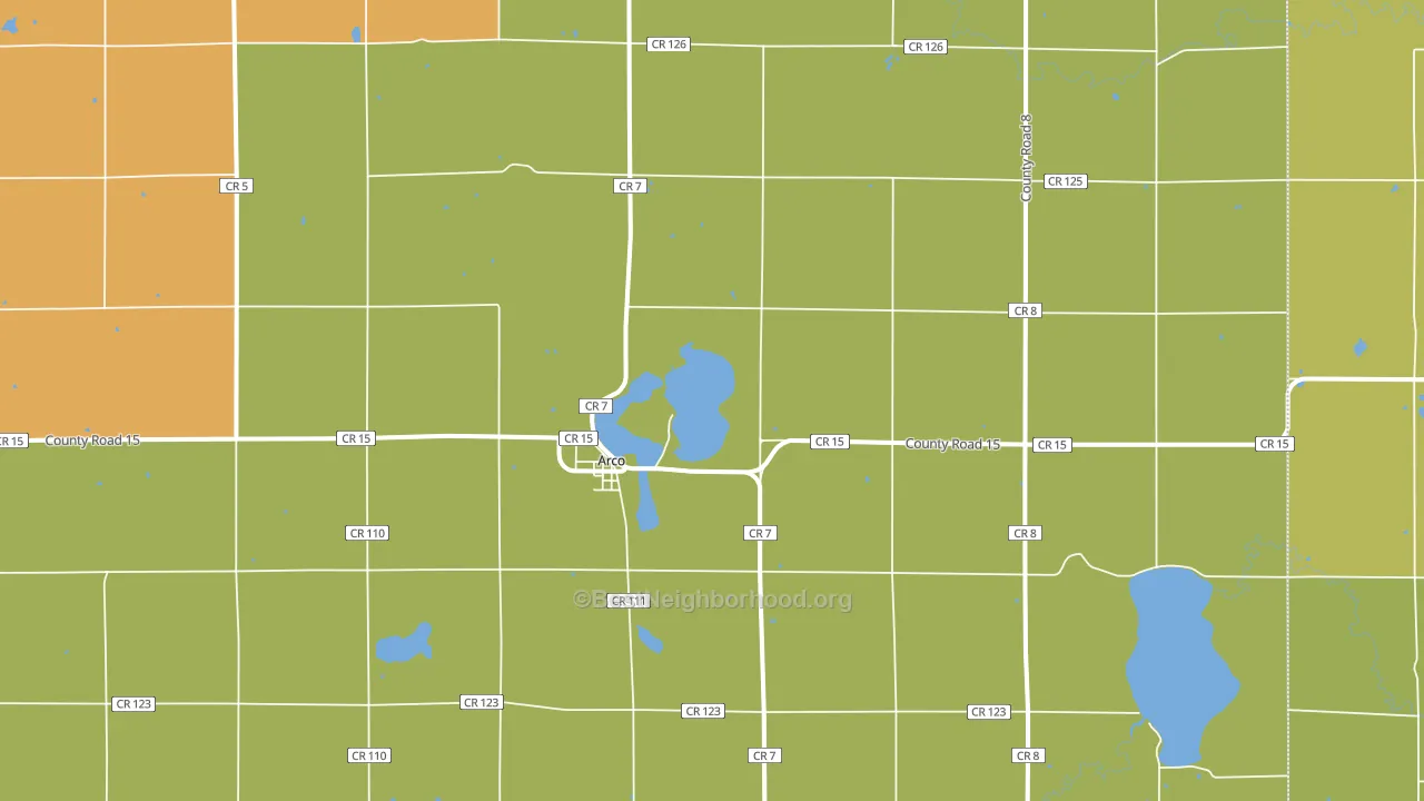 56113, MN block-group voter-turnout map