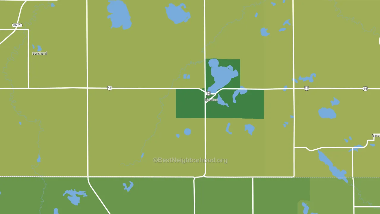 56115, MN block-group voter-turnout map