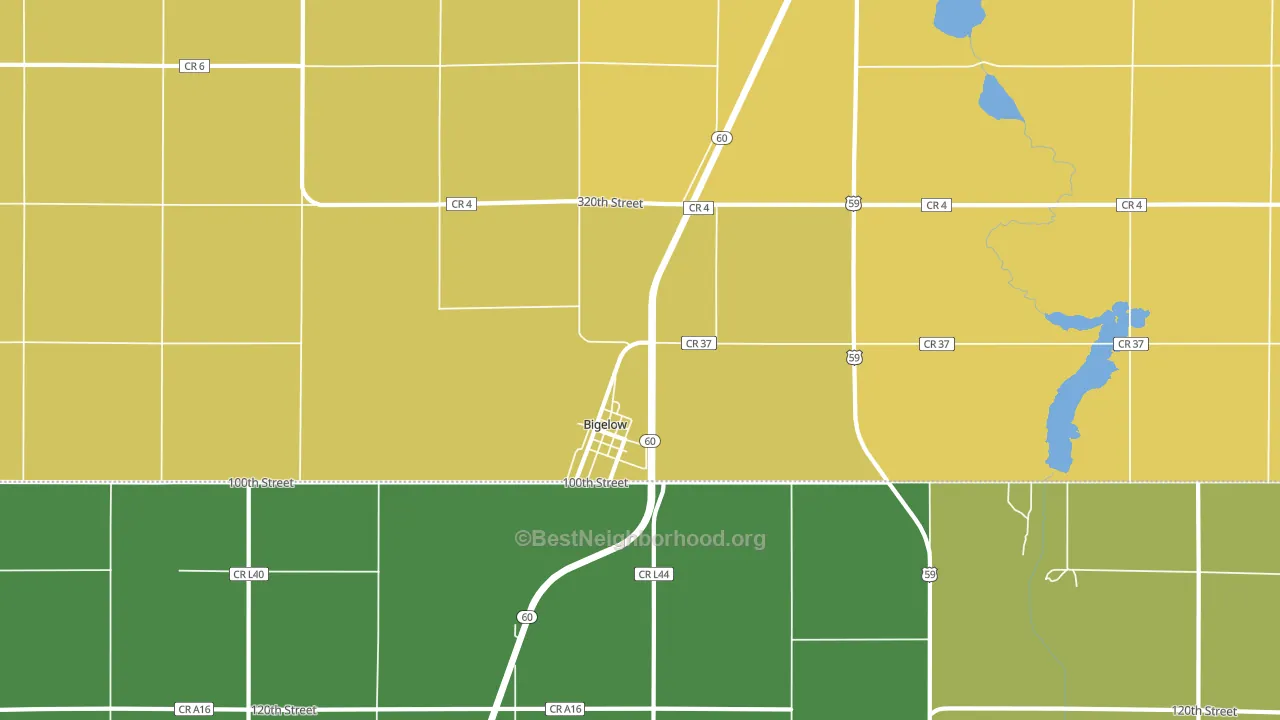 56117, MN block-group voter-turnout map