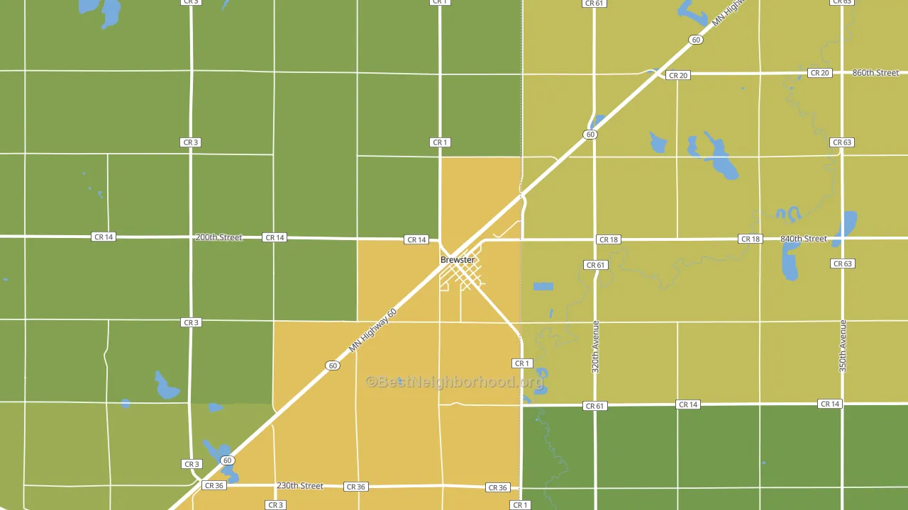 56119, MN block-group voter-turnout map