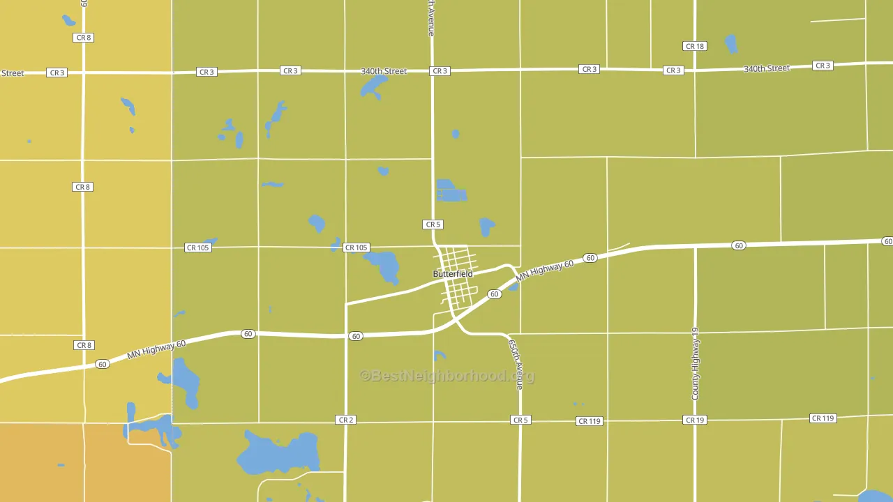 56120, MN block-group voter-turnout map