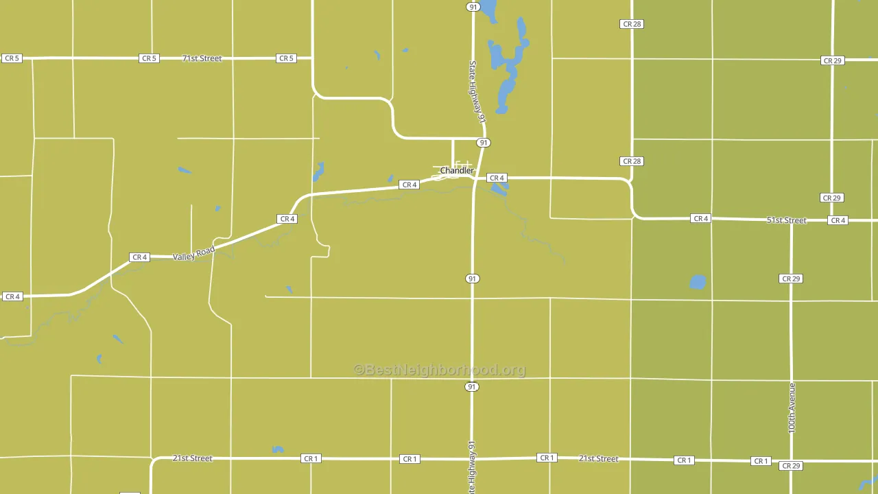 56122, MN block-group voter-turnout map
