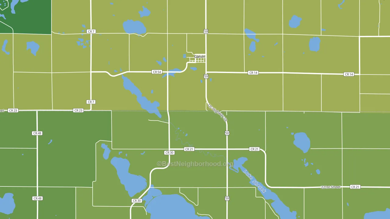 56132, MN block-group voter-turnout map