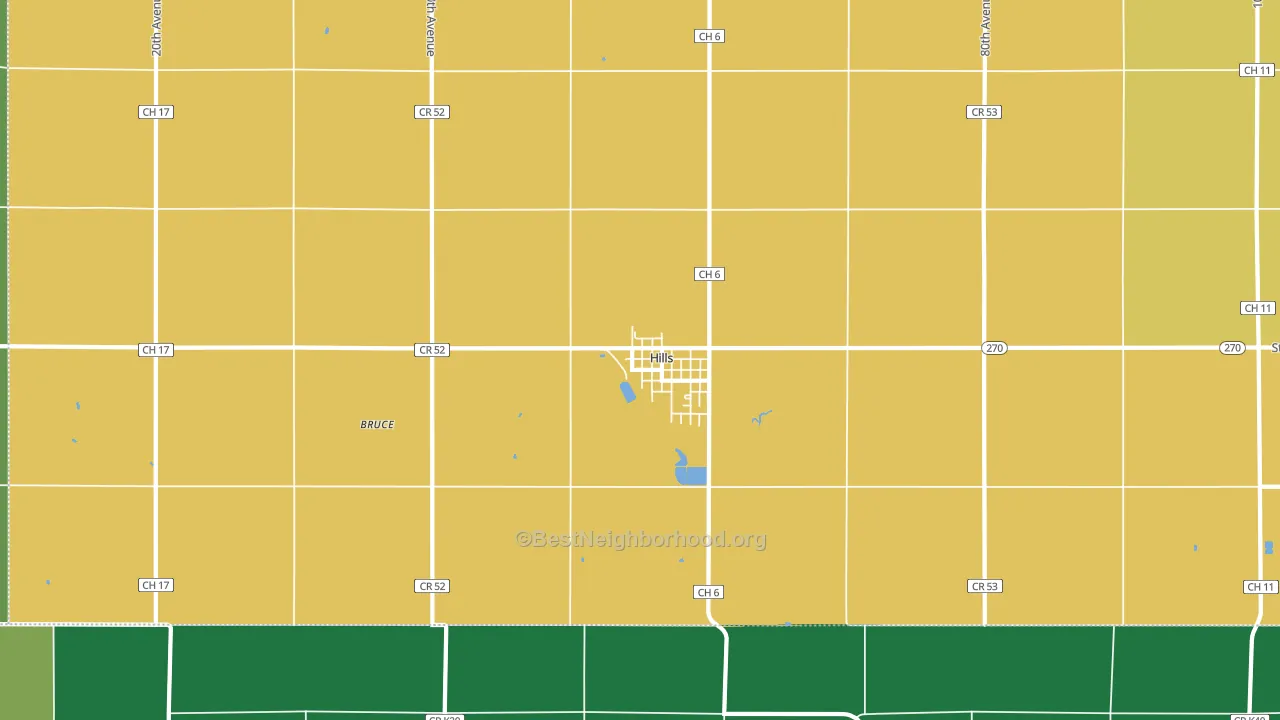 56138, MN block-group voter-turnout map