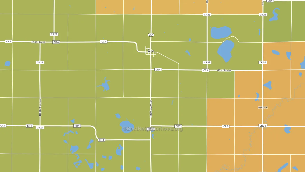 56141, MN block-group voter-turnout map