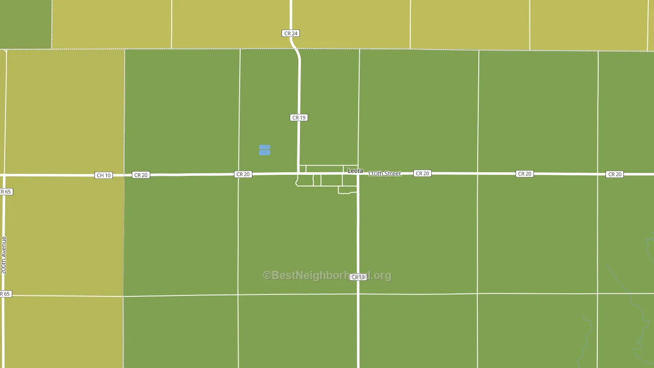 56153, MN block-group voter-turnout map