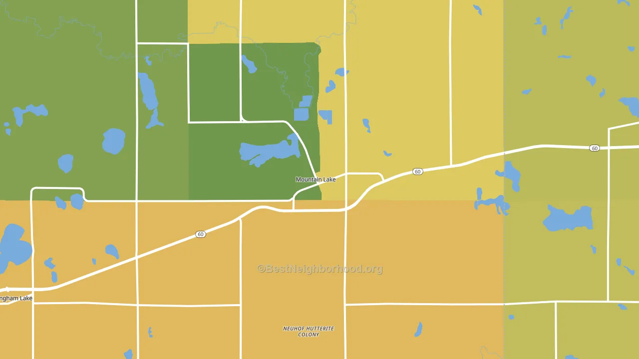 56159, MN block-group voter-turnout map