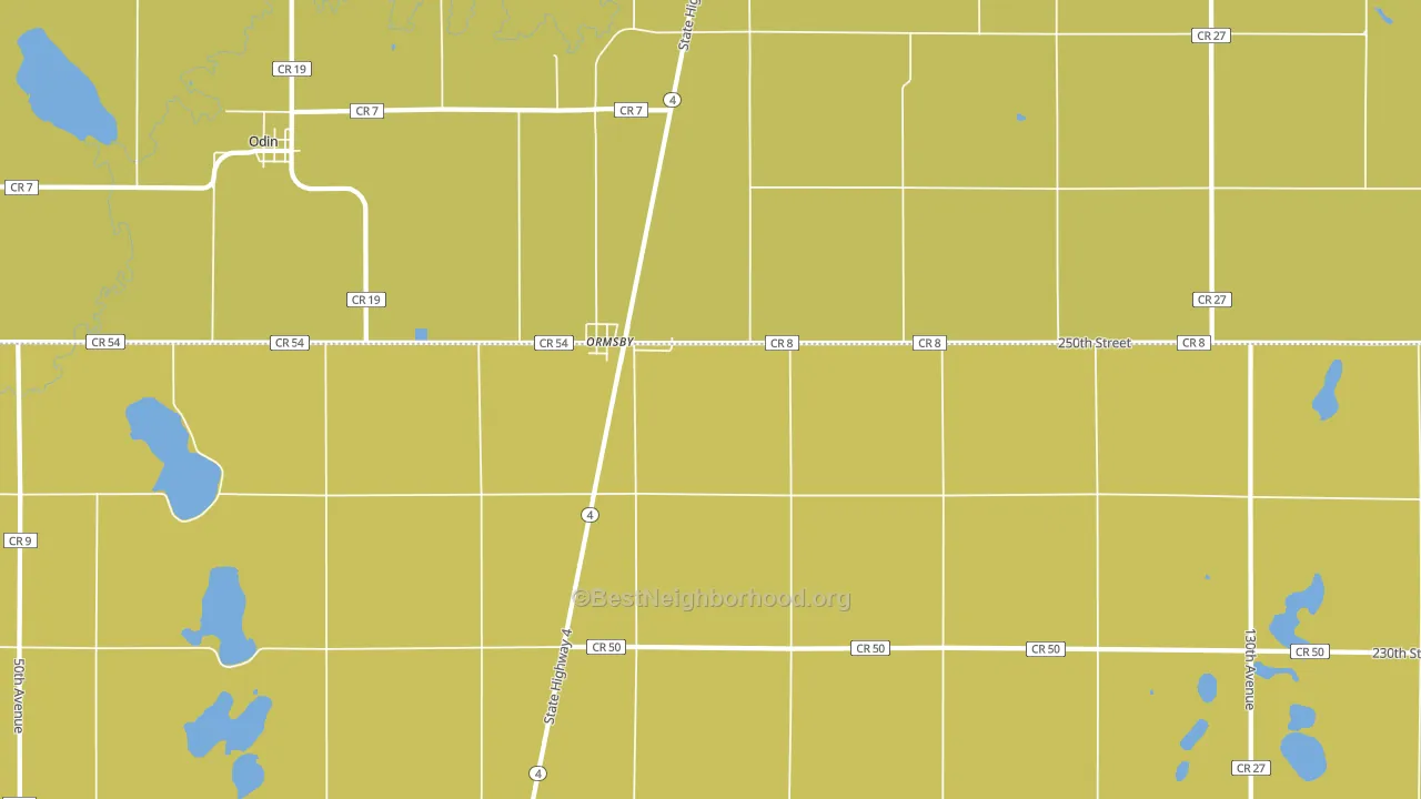 56162, MN block-group voter-turnout map