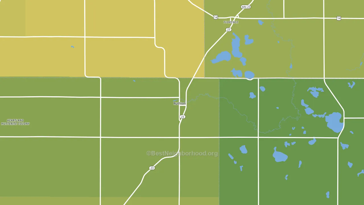 56170, MN block-group voter-turnout map