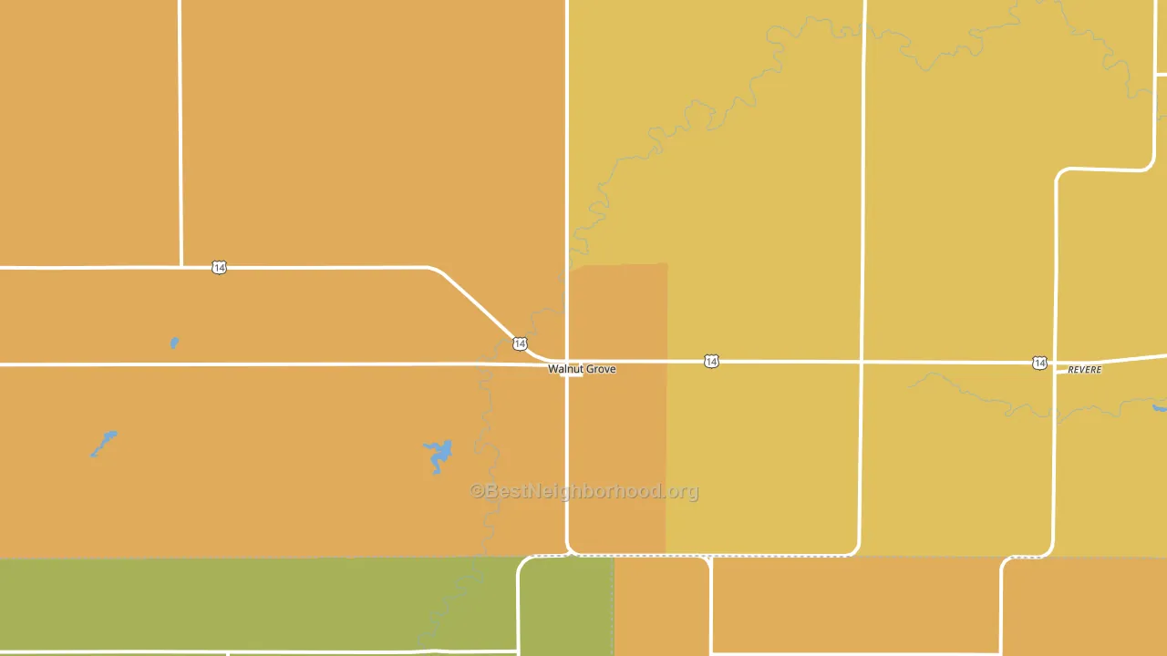 56180, MN block-group voter-turnout map