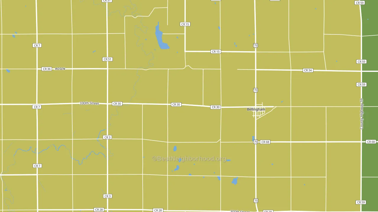 56212, MN block-group voter-turnout map