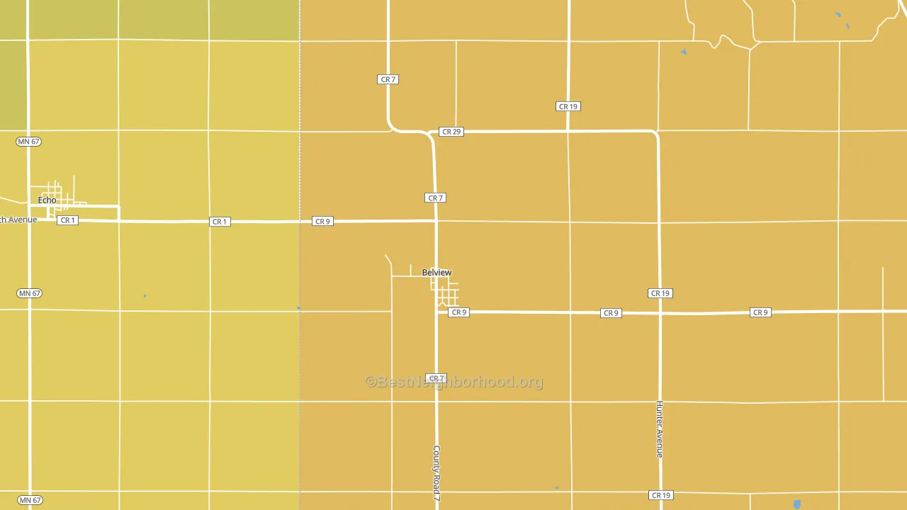 56214, MN block-group voter-turnout map
