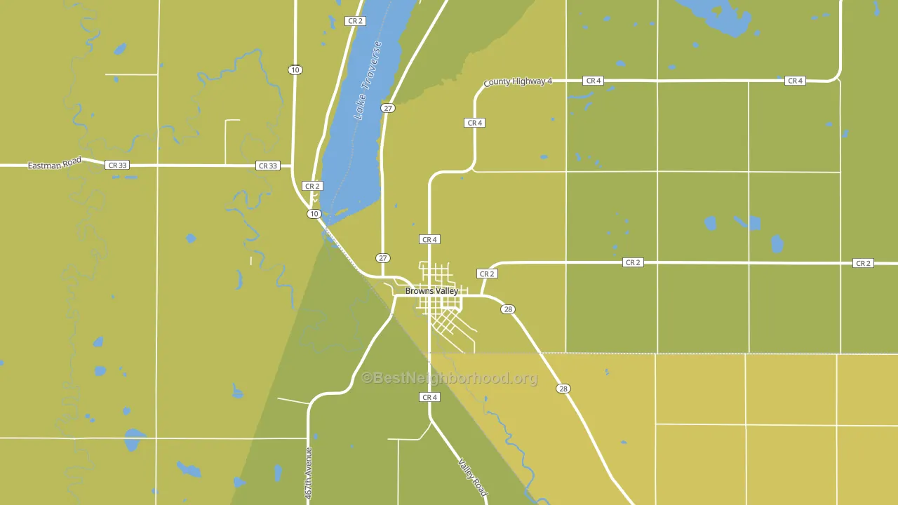 56219, MN block-group voter-turnout map