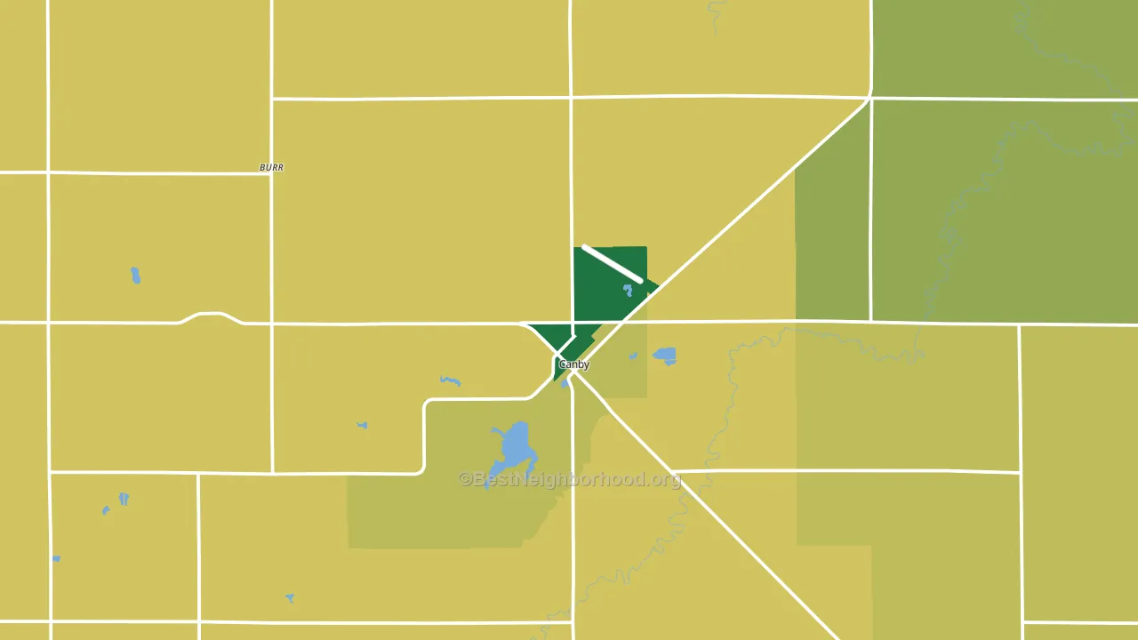 56220, MN block-group voter-turnout map