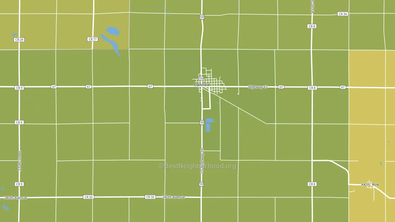 56223, MN block-group voter-turnout map