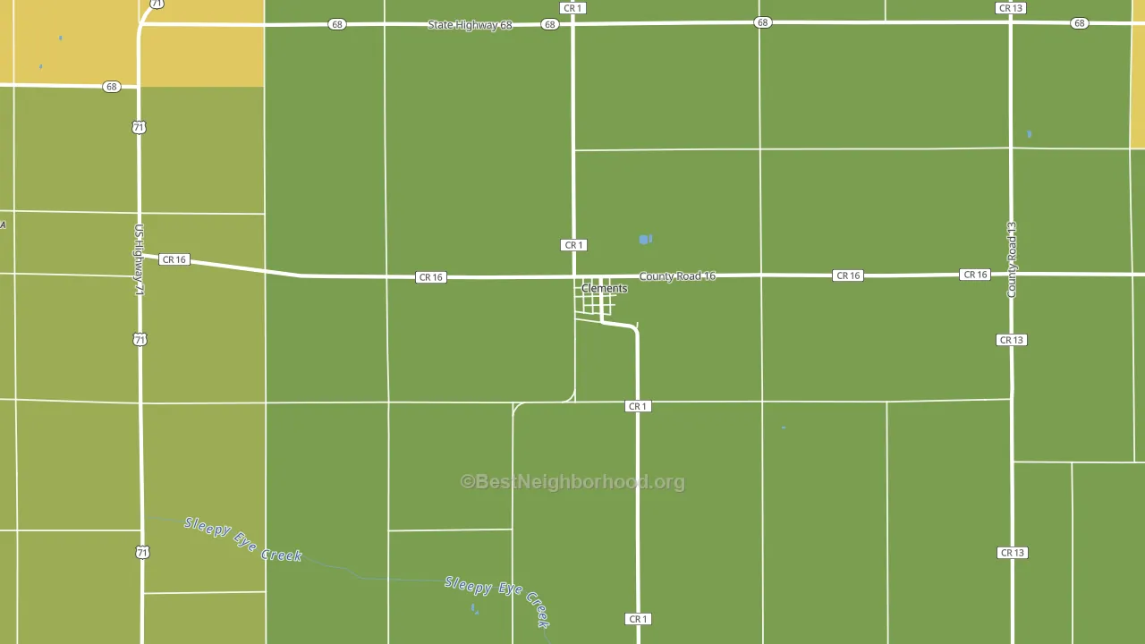 56224, MN block-group voter-turnout map