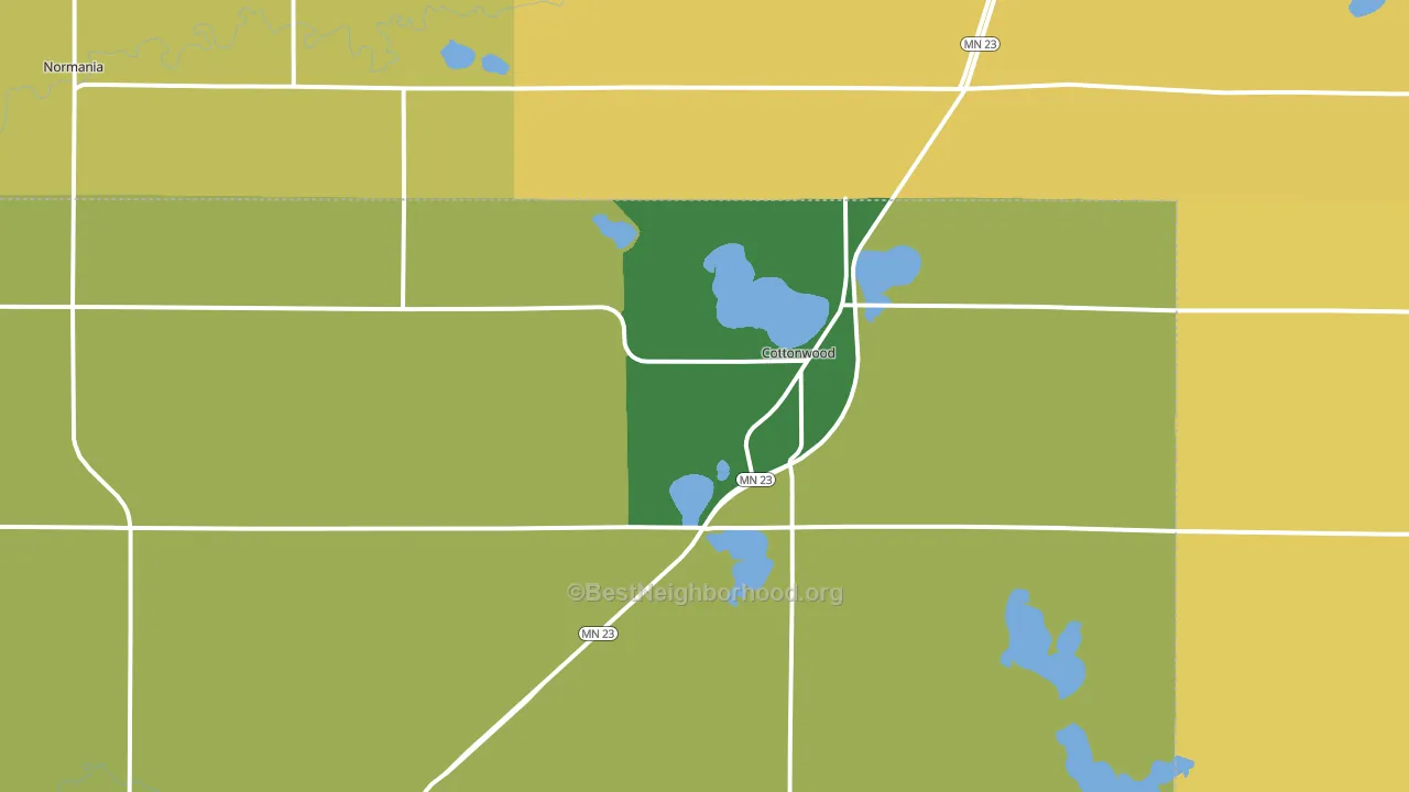 56229, MN block-group voter-turnout map