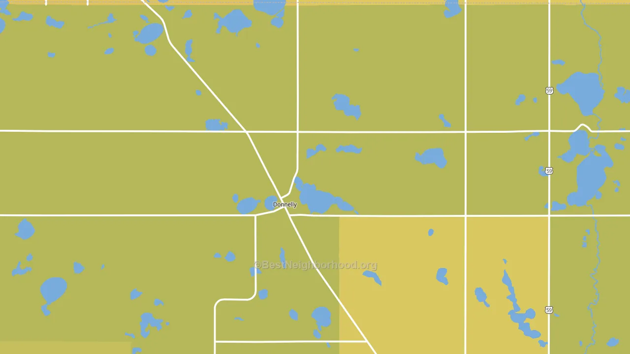 56235, MN block-group voter-turnout map