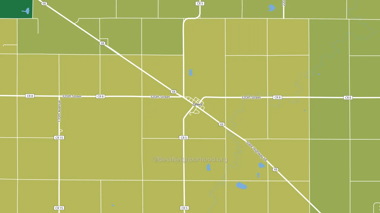 56239, MN block-group voter-turnout map