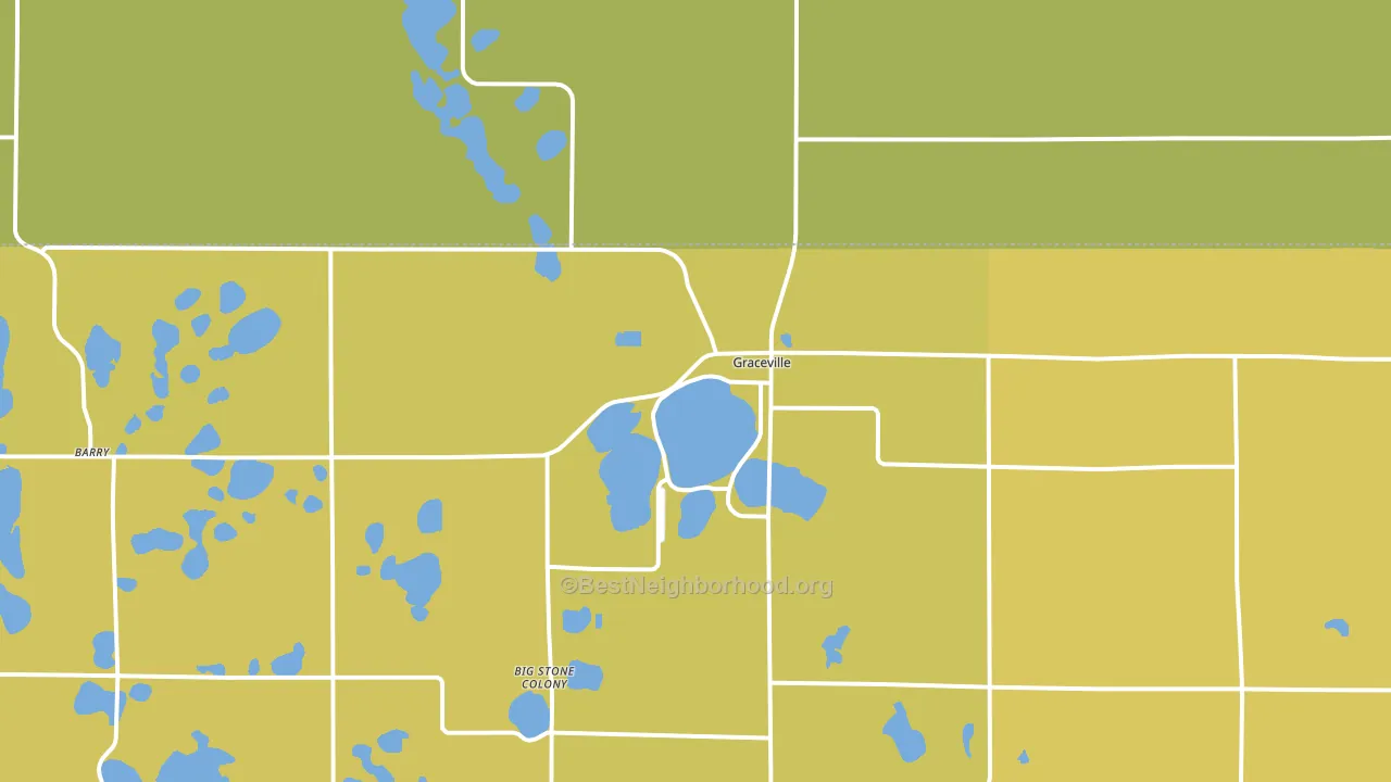 56240, MN block-group voter-turnout map