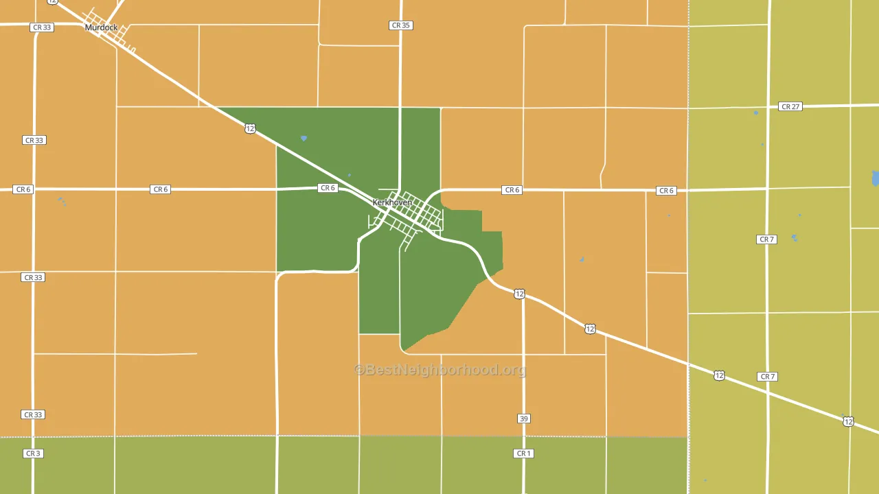 56252, MN block-group voter-turnout map