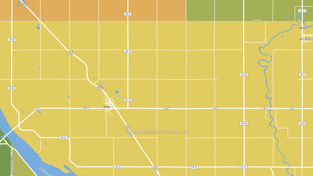 56262, MN block-group voter-turnout map