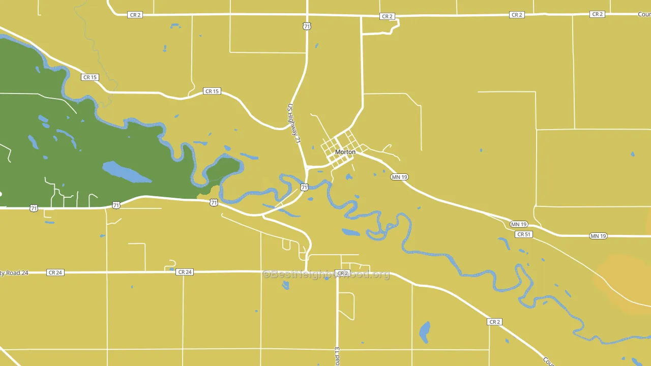 56270, MN block-group voter-turnout map