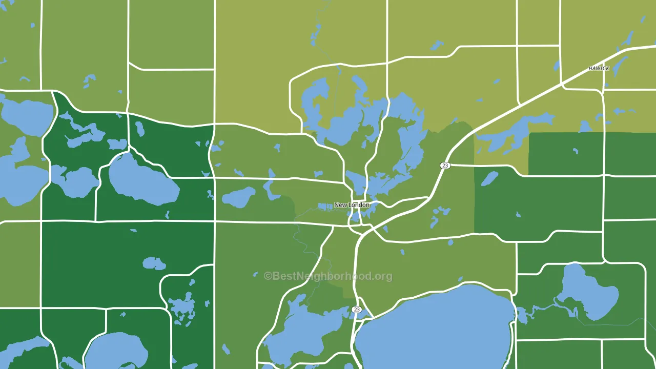 56273, MN block-group voter-turnout map