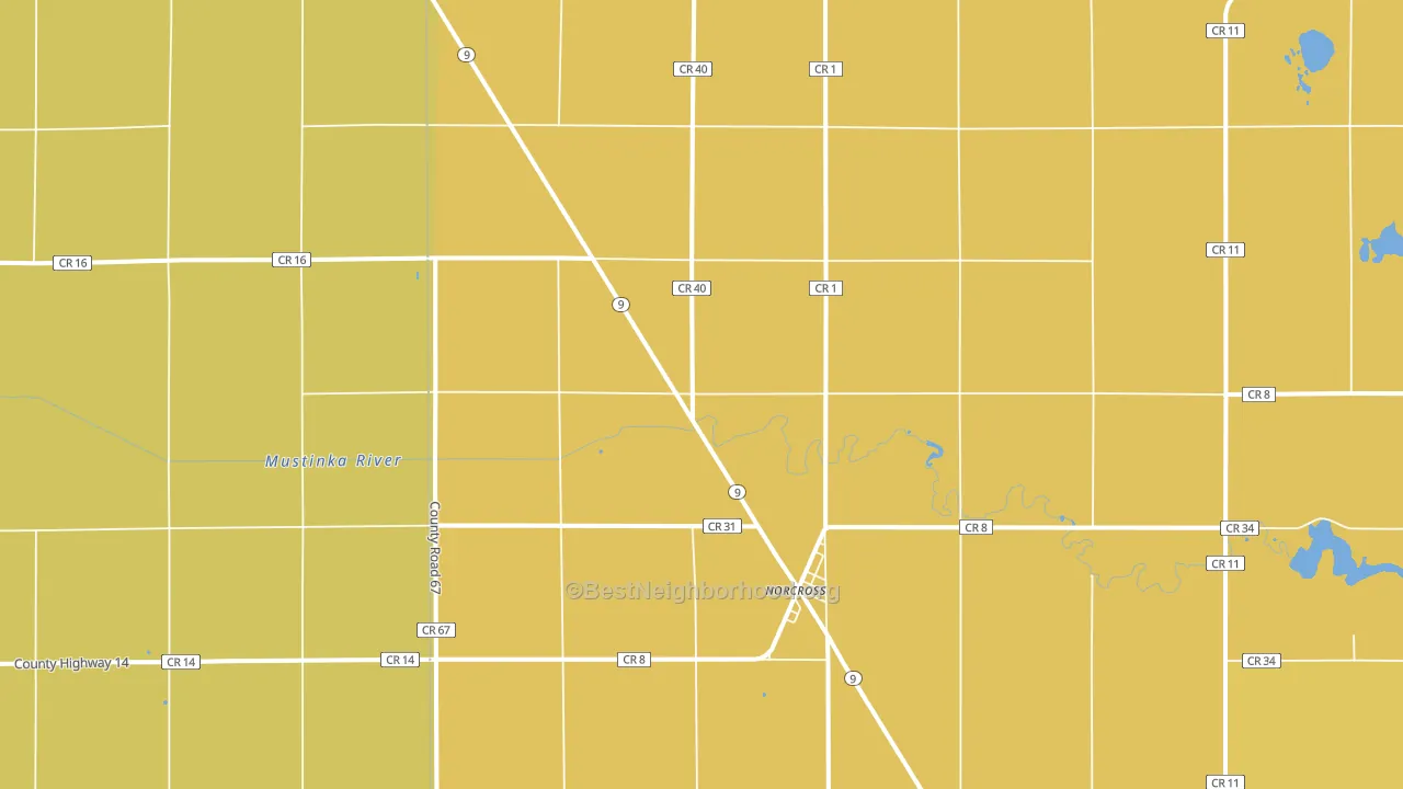 56274, MN block-group voter-turnout map