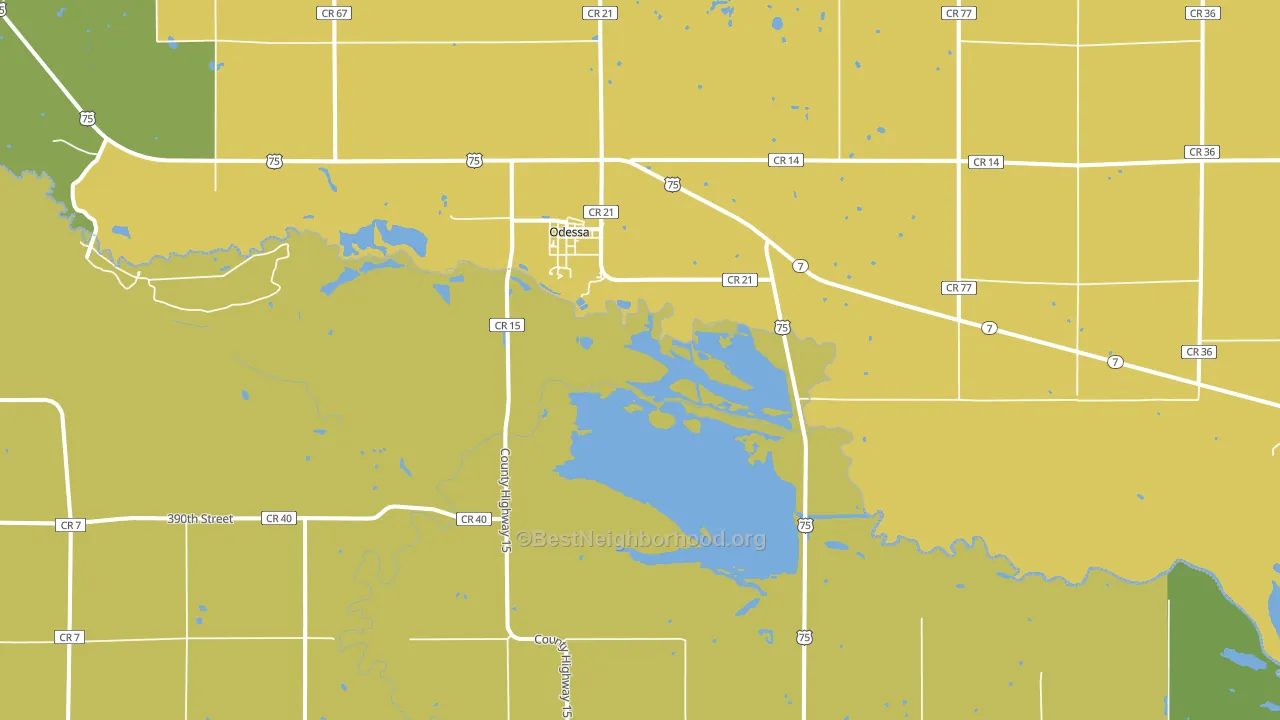56276, MN block-group voter-turnout map
