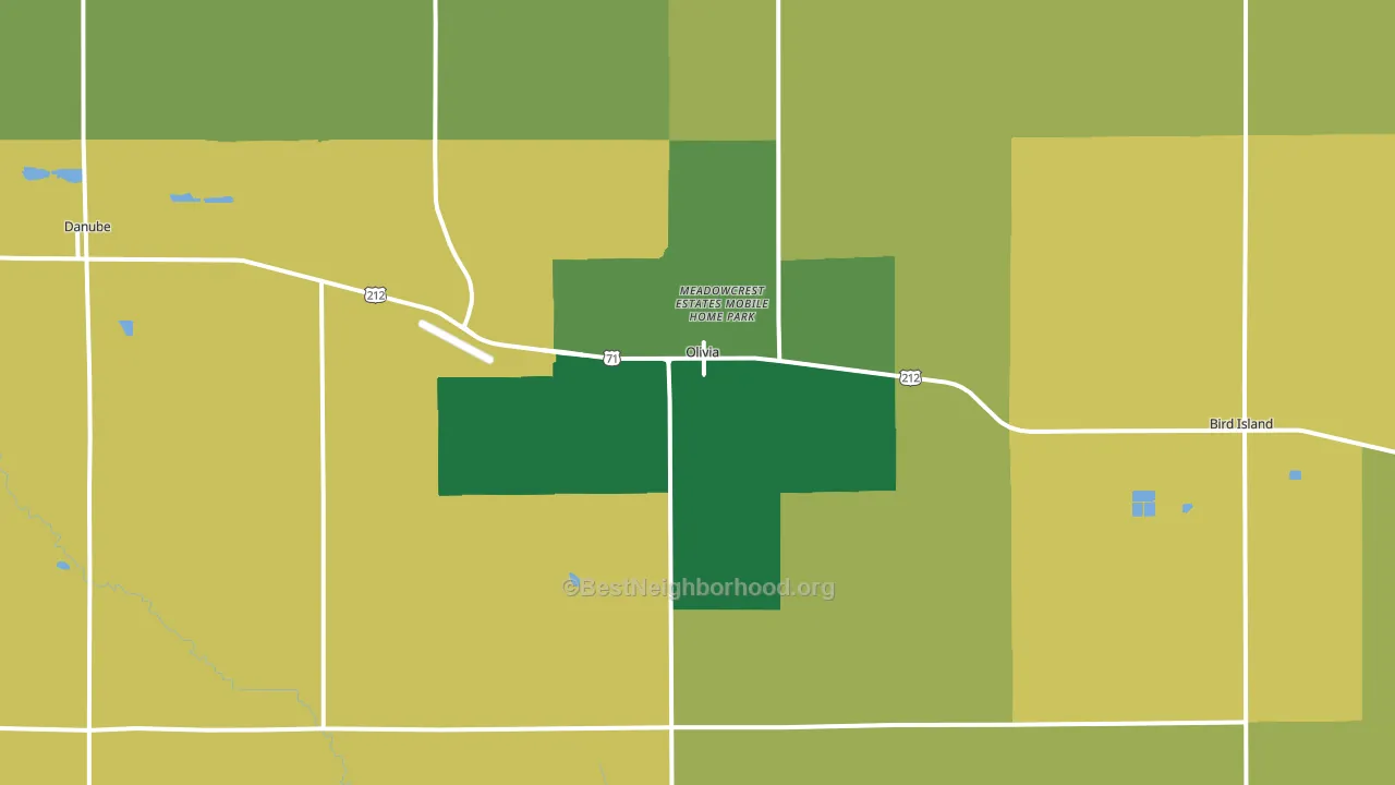 56277, MN block-group voter-turnout map
