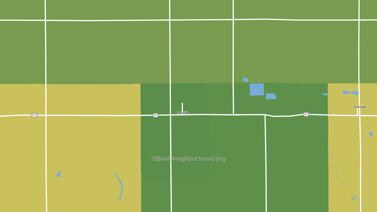 56284, MN block-group voter-turnout map