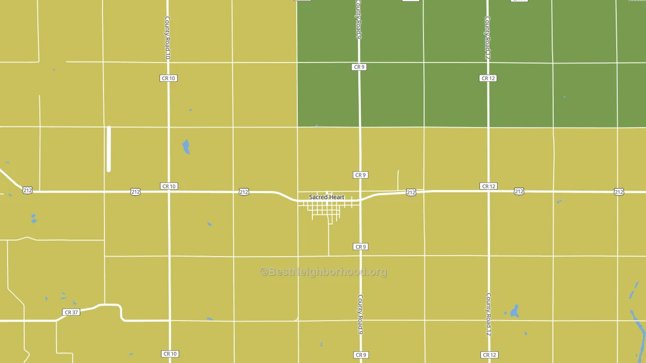 56285, MN block-group voter-turnout map