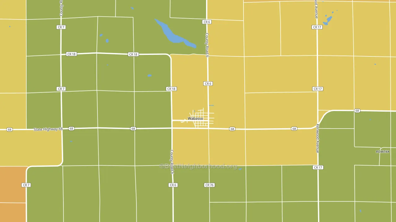 56293, MN block-group voter-turnout map
