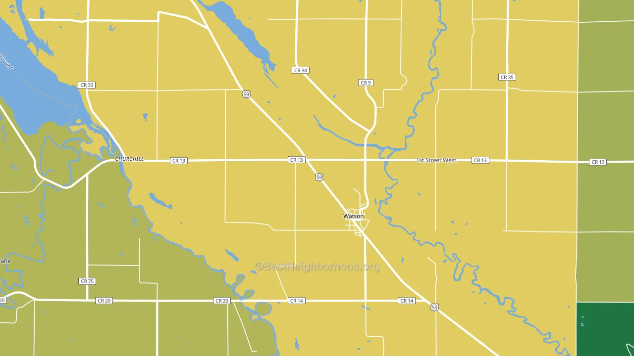 56295, MN block-group voter-turnout map