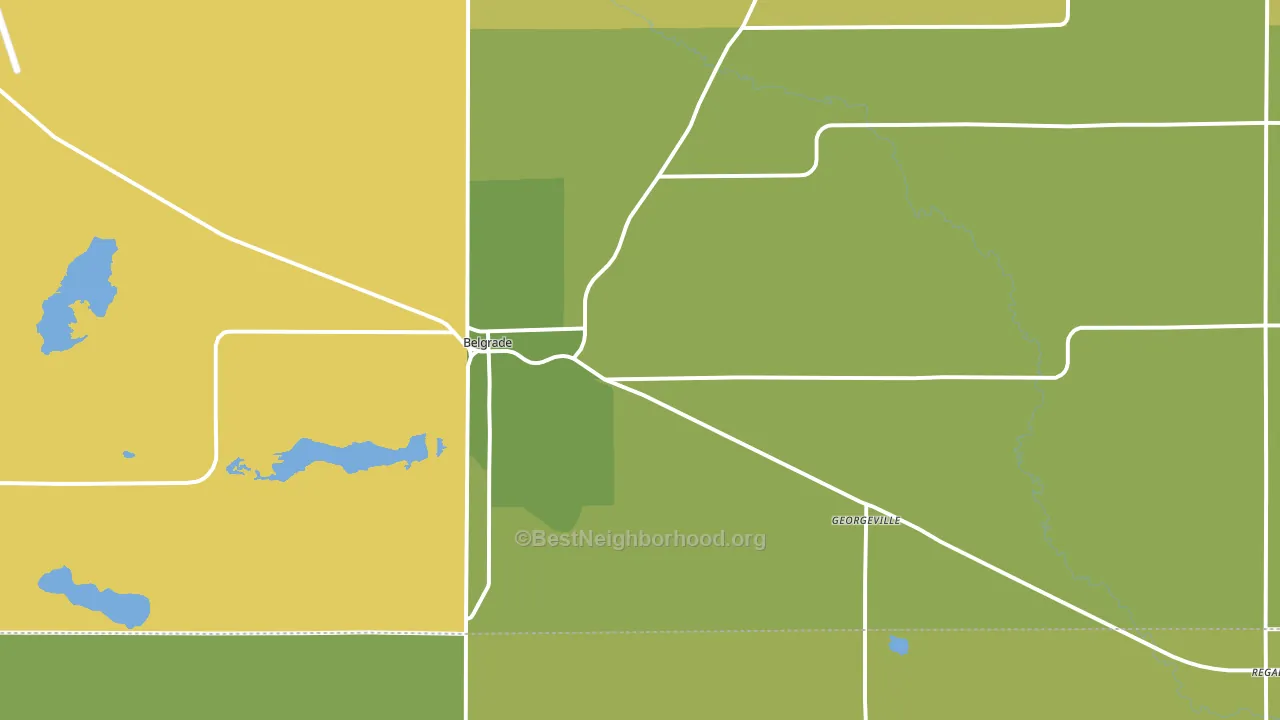 56312, MN block-group voter-turnout map