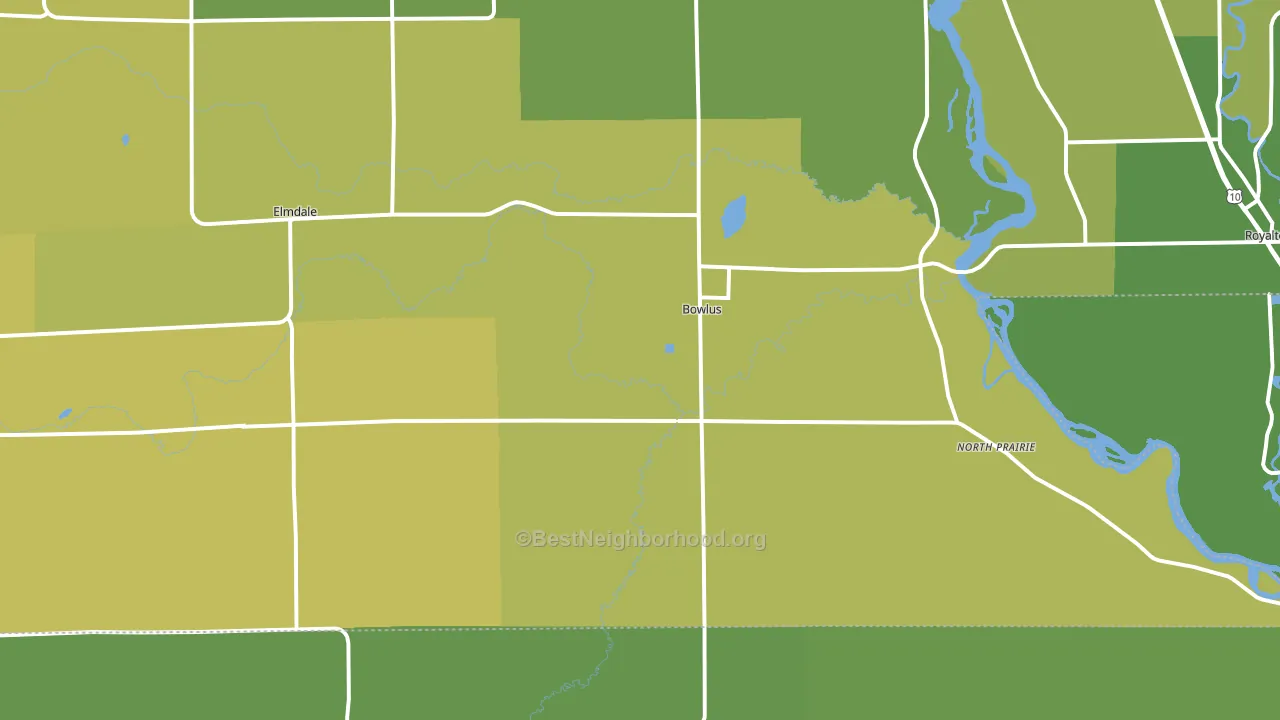 56314, MN block-group voter-turnout map