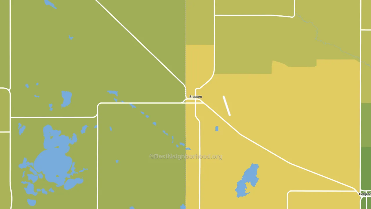56316, MN block-group voter-turnout map