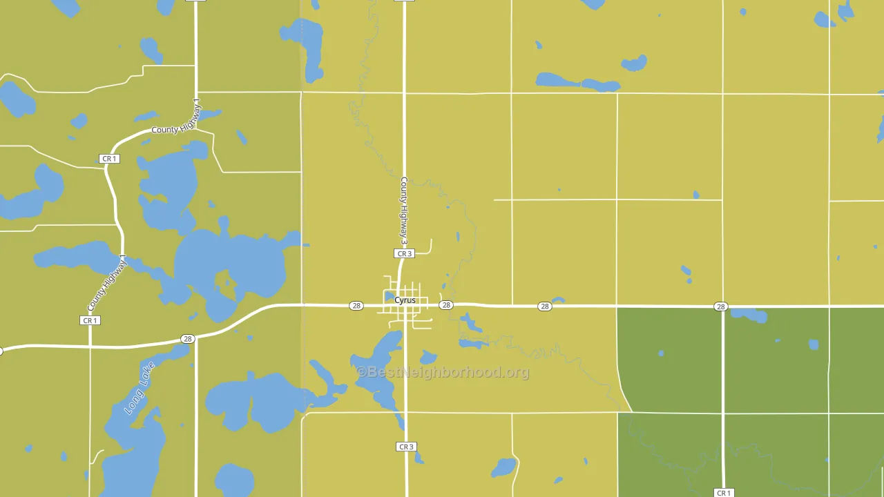 56323, MN block-group voter-turnout map