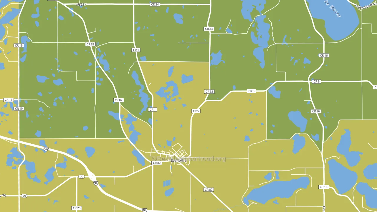 56326, MN block-group voter-turnout map