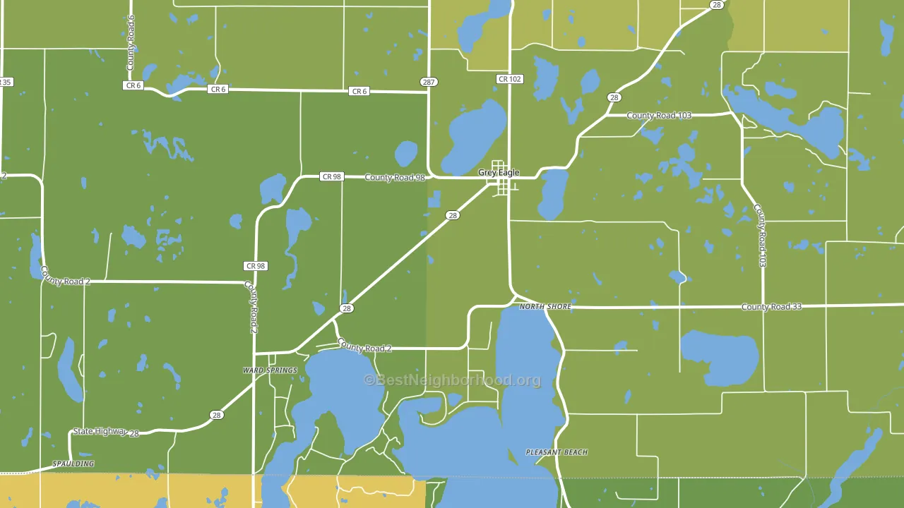 56336, MN block-group voter-turnout map