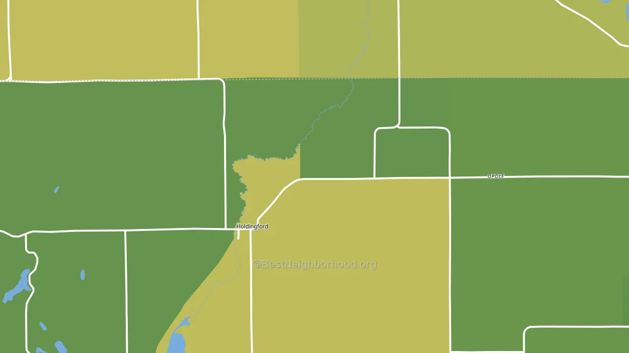 56340, MN block-group voter-turnout map