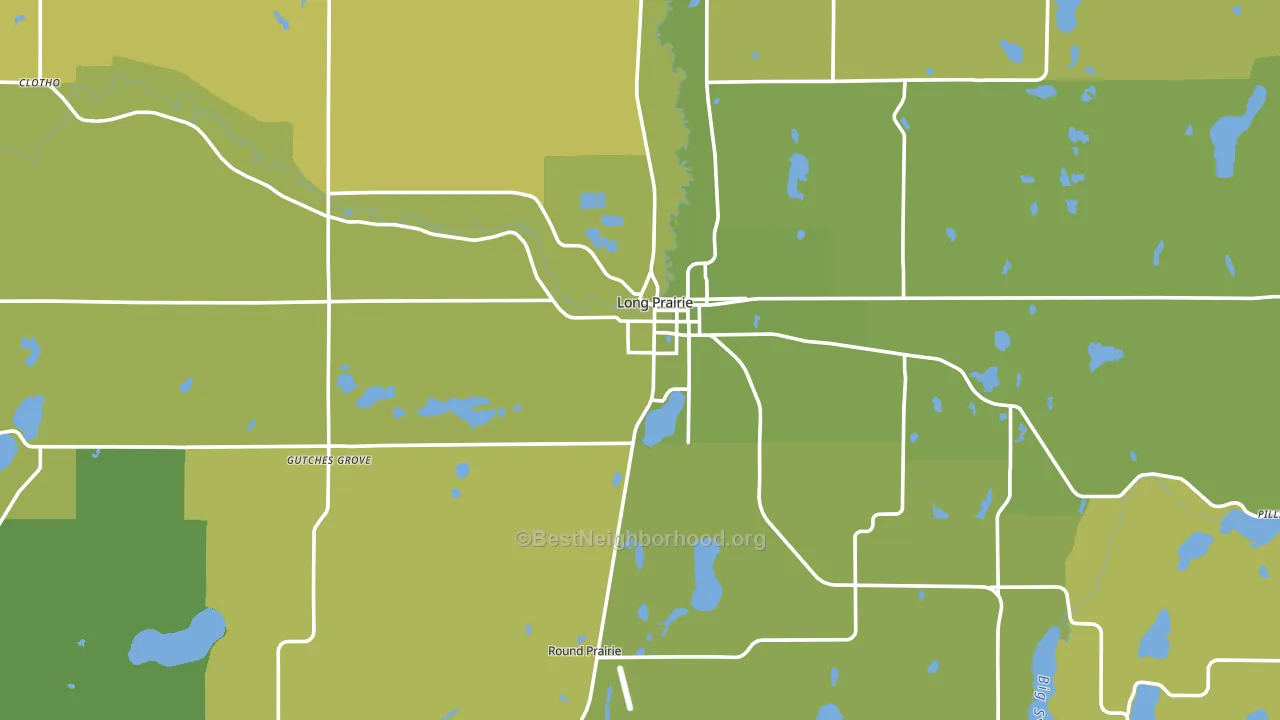 56347, MN block-group voter-turnout map